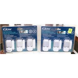 GROUP OF 6 LED CABINET / DRAWER LIGHTS