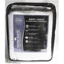HOTEL SUITE WHITE GOOSE FEATHER/DOWN COMFORTER