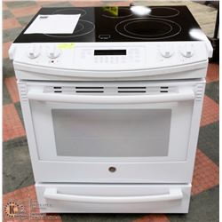 GE 30" SLIDE IN CLEAN DESIGN ELECTRIC RANGE