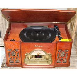 NOSTALGIC ELECTRO HOME TABLE TOP RECORD PLAYER