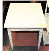 Image 1 : PAINTED WOOD END TABLE.