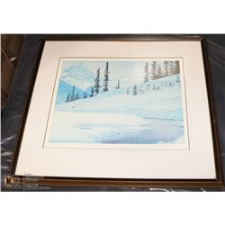 TED RAFTERY SIGNED PRINT LTD ED PRINT 150/500