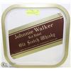 Image 1 : JOHNNIE WALKER 13" X 13" RED LABEL SCOTCH WHISKEY