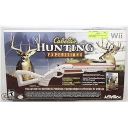 CABELA'S HUNTING GUN &  GAME NEW FOR WII