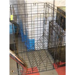LARGE SIZE COLLAPSIBLE METAL DOG KENNEL