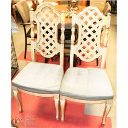 PAIR OF ESTATE SIDECHAIRS