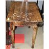 Image 1 : ANTIQUE WOOD TABLE AS IS