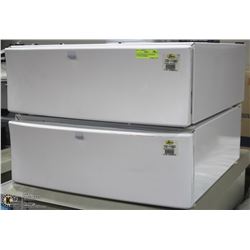 PAIR OF PEDESTALS FOR FRONT LOADING WASHING