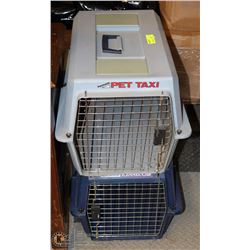 PAIR OF SMALL DOG PET CARRIERS