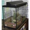Image 2 : AQUARIUM WITH LIGHT & ACCESSORIES,ROCKS ETC
