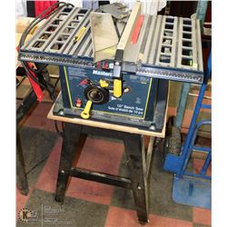 MASTERCRAFT 10" TABLE SAW WITH STAND