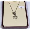 Image 1 : HEART WITHIN A HEART PENDANT AND NECKLACE