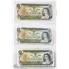 Image 1 : LOT OF 3- 1973 REPLACEMENT NOTE SET