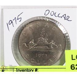 1975 CANADA CANOE DOLLAR
