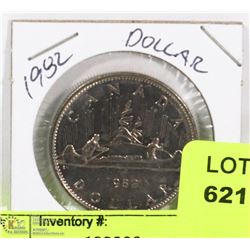 1982 CANADA CANOE DOLLAR