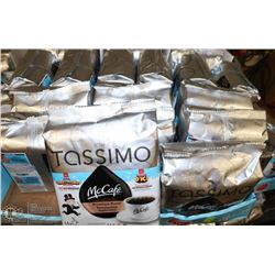 20 PKS OF TASSIMO MCCAFE PREMIUM ROAST COFFEE PODS