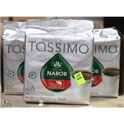 10 PKS OF TASSIMO COLUMBIAN/BREAKFAST BLEND COFFEE