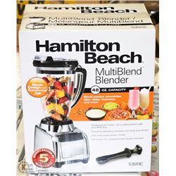 NEW HAMILTON BEACH ST STEEL BLENDER