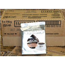 CASE WITH 5 PKS OF TASSIMO MCCAFE PREMIUM ROAST