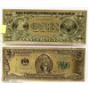 Image 1 : PAIR OF U.S. GOLD FOIL BILLS
