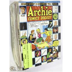 10 PACK OF ARCHIE COMIC DIGESTS.