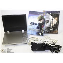 TOSHIBA PORTABLE DVD PLAYER WITH SEASONS 1 AND 2
