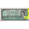 Image 1 : UNC CANADIAN CENTENNIAL $1.00 BILL.