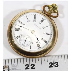 VINTAGE WALTHAM GOLD PLATED WATCH.
