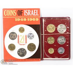 SET OF 2 ISRAEL SPECIMEN COIN SETS 1969 & 1970.