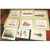 Image 1 : 10 VINTAGE SHIP PRINTS.