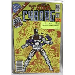 COMPLETE SET CYBORG COMICS 1-4.