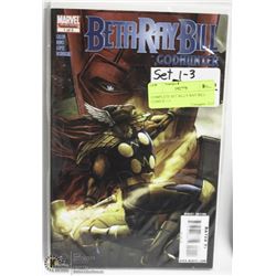 COMPLETE SET BILLY RAY BILL COMICS 1-3.