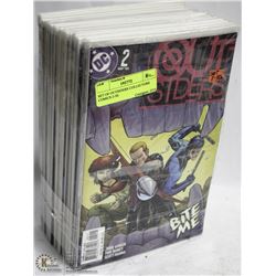 SET OF OUTSIDERS COLLECTORS COMICS 2-50.
