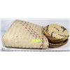 Image 1 : HANDWOVEN BASKET BAG WITH MORE HANDWOVEN BASKETS
