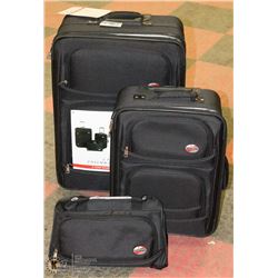 NEW 3PC SET CANADIAN TWISTER LUGGAGE SET.