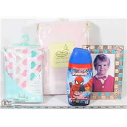 FLAT OF NEW BABY ITEMS