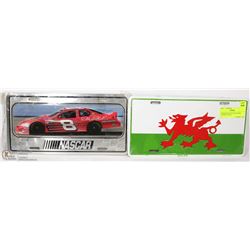 NASCAR & WALES COLLECTOR LICENSE PLATES.