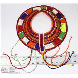 HAND BEADED MESSIAH NECKLACE.