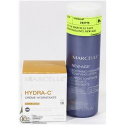 LOT OF MARCELLE FACE ESSENTIALS INCL NEW AGE