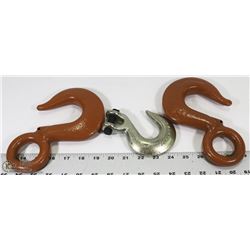LOT OF 3 NEW LARGE HOOKS.