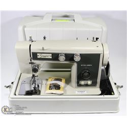 JOHNSON SIMPSONS SEWING MACHINE IN CASE.