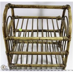 VINTAGE BAMBOO BATHROOM STAND