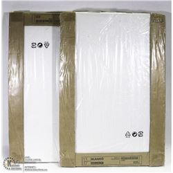 TWO BRAND NEW IKEA HANGING SHELF "BLANCO" METAL.