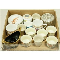 LOT OF MADE IN JAPAN ENGLAND CUPS.