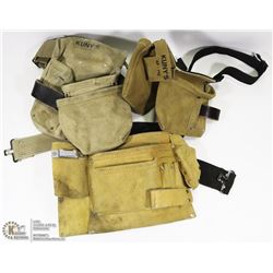 BOX OF 3 TOOL BELTS.