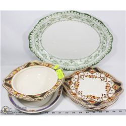 LOT OF PORCELAIN CHINA INCL "STAFFORD" ROYAL