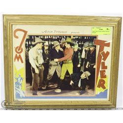 1940'S TOM TYLER COWBOY MOVIE POSTER