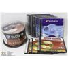 Image 1 : LOT OF 50 NEW HP DVD-R & 14 CD-R'S