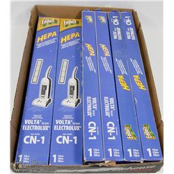 LOT OF 6 HEPA VACUUM FILTERS FOR ELECTROLUX