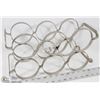 Image 1 : NEW LOFT DESIGNER RING WINE RACK, HOLDS 6 BOTTLES
